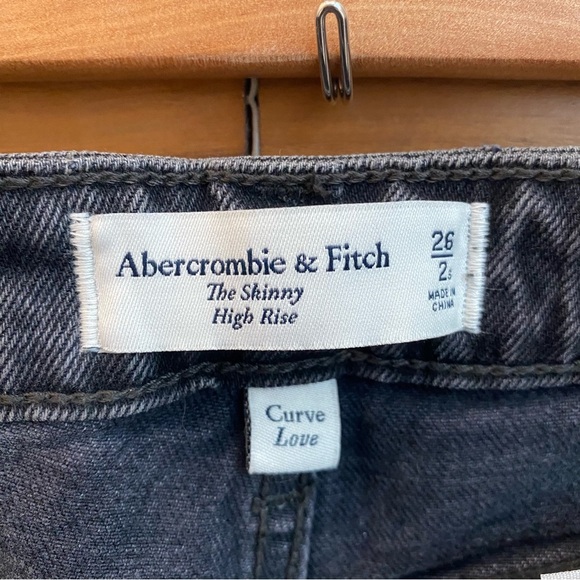 Abercrombie & Fitch The Shinny High Rise Curve Love, Size 26 - Picture 9 of 9